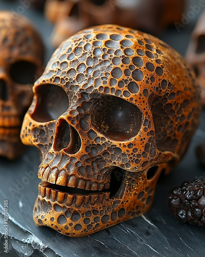 skull and chocolate