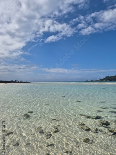 Jeju Island Hyeopjae Beach Photo. photo