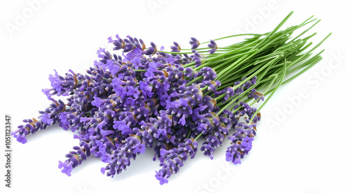 Nauture and Flower Background - A bunch of fresh lavender flowers arranged for decoration or aromatherapy.