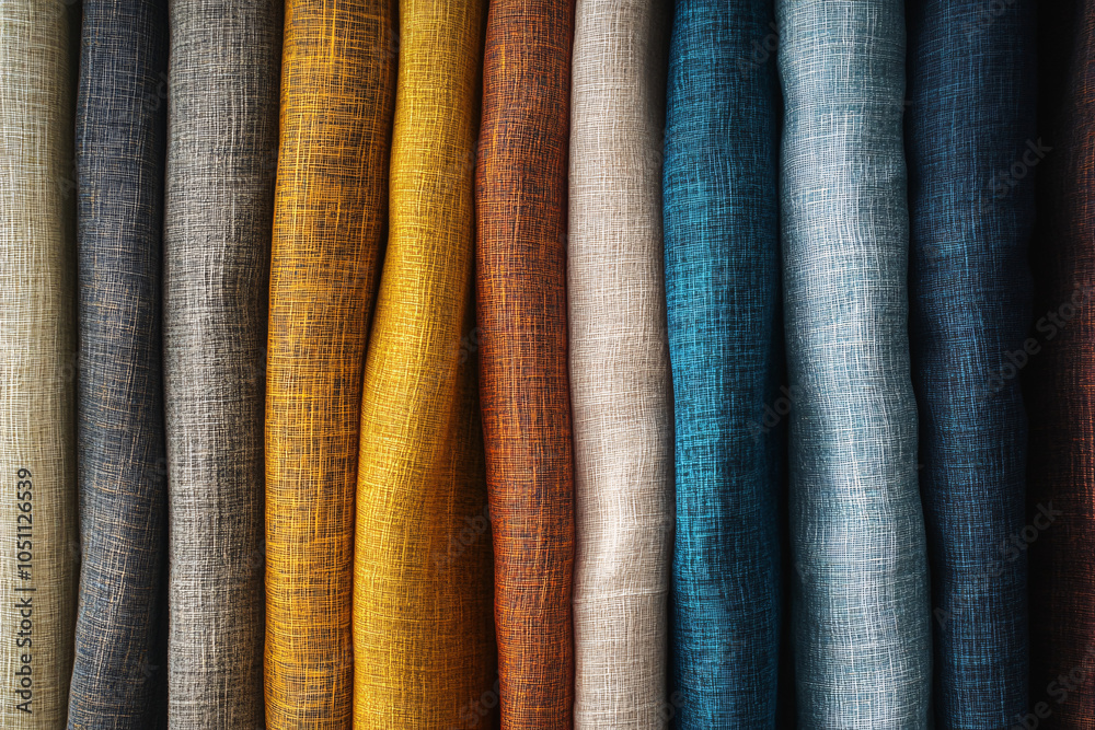 colorful striped fabric swatches samples textured background colorful striped fabric swatches samples textured background
