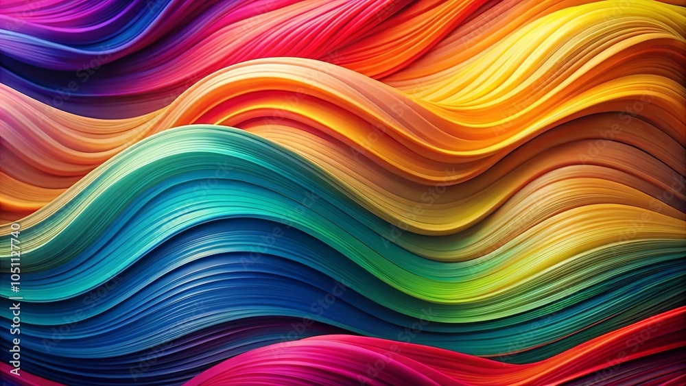 Fluid Symphony of Colors An Abstract Tapestry of Curving Hues Fluid Symphony of Colors An Abstract Tapestry of Curving Hues