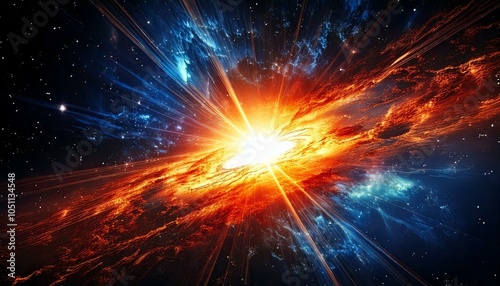 A hyper-realistic galaxy full of energy