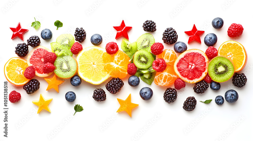 Arrange colorful fruits in the shape of a galaxy Arrange colorful fruits in the shape of a galaxy
