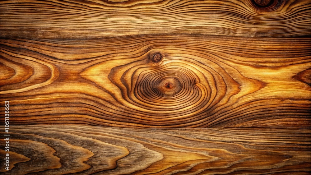 Intricate Patterns of Golden and Brown Hues on a Smooth Wooden Surface Intricate Patterns of Golden and Brown Hues on a Smooth Wooden Surface