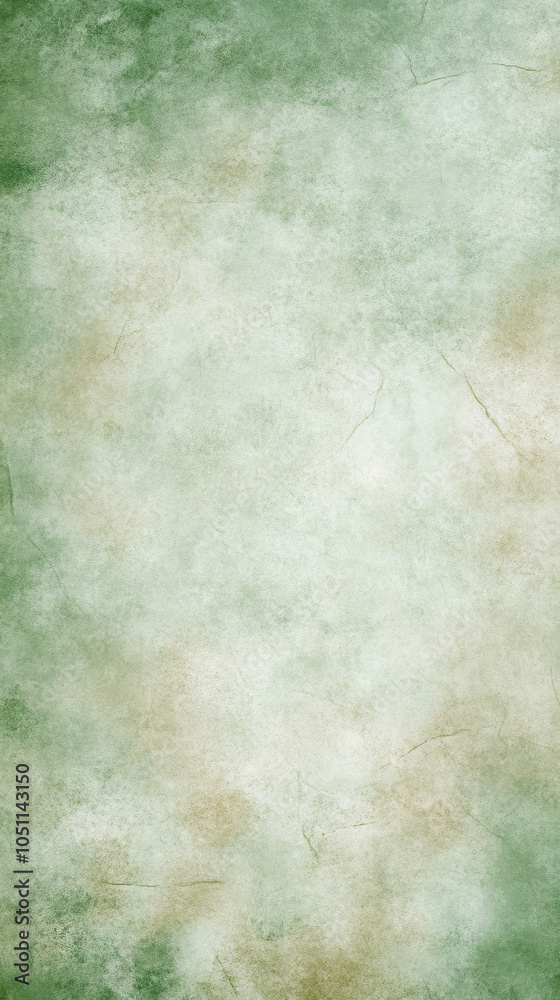 Obraz premium textured green background with soft, faded appearance, featuring subtle variations in color and light. This serene backdrop is perfect for various design projects