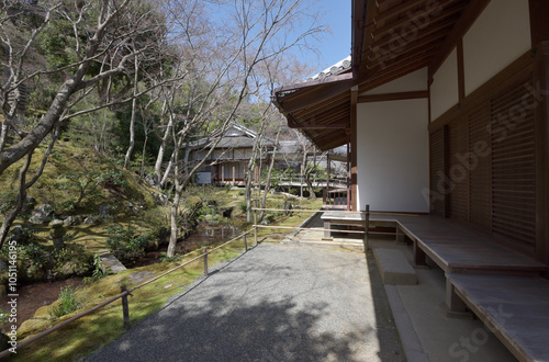 常寂光寺　本堂の裏庭　京都市右京区嵯峨 photo