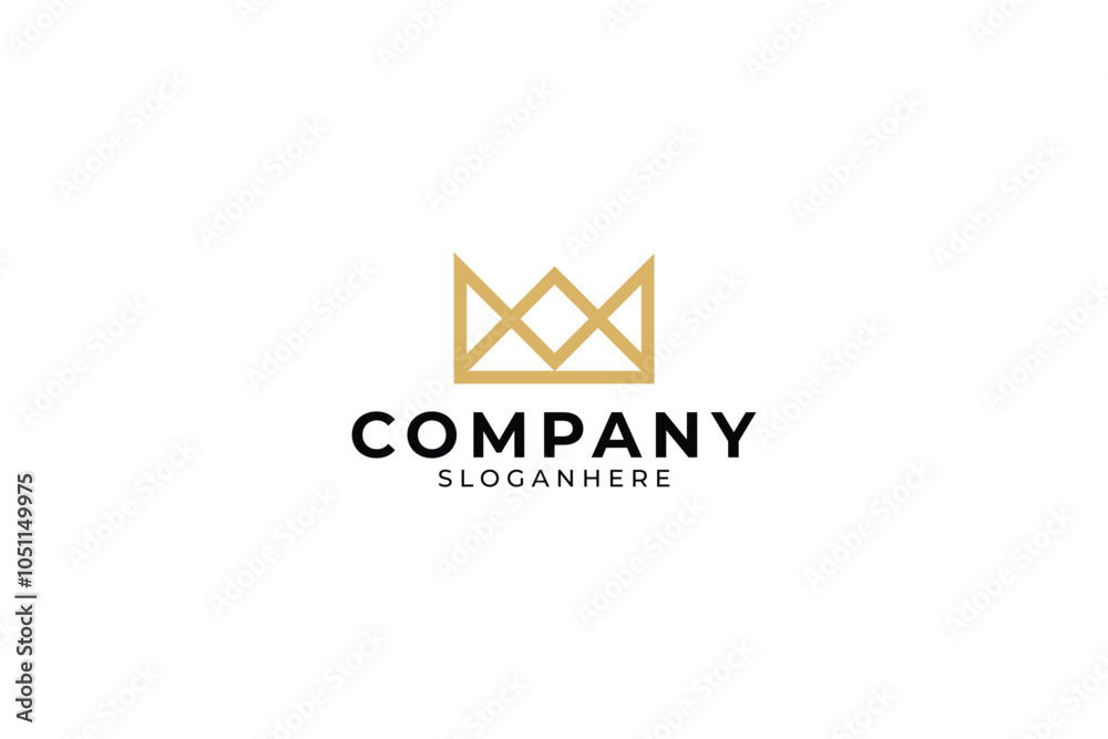 Fototapeta premium Crown Design Logo