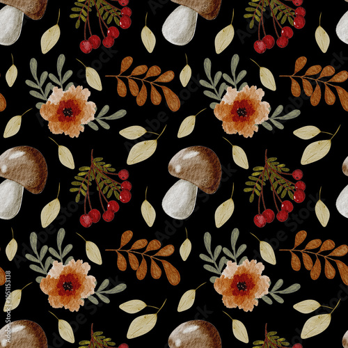 Autumn seamless pattern 