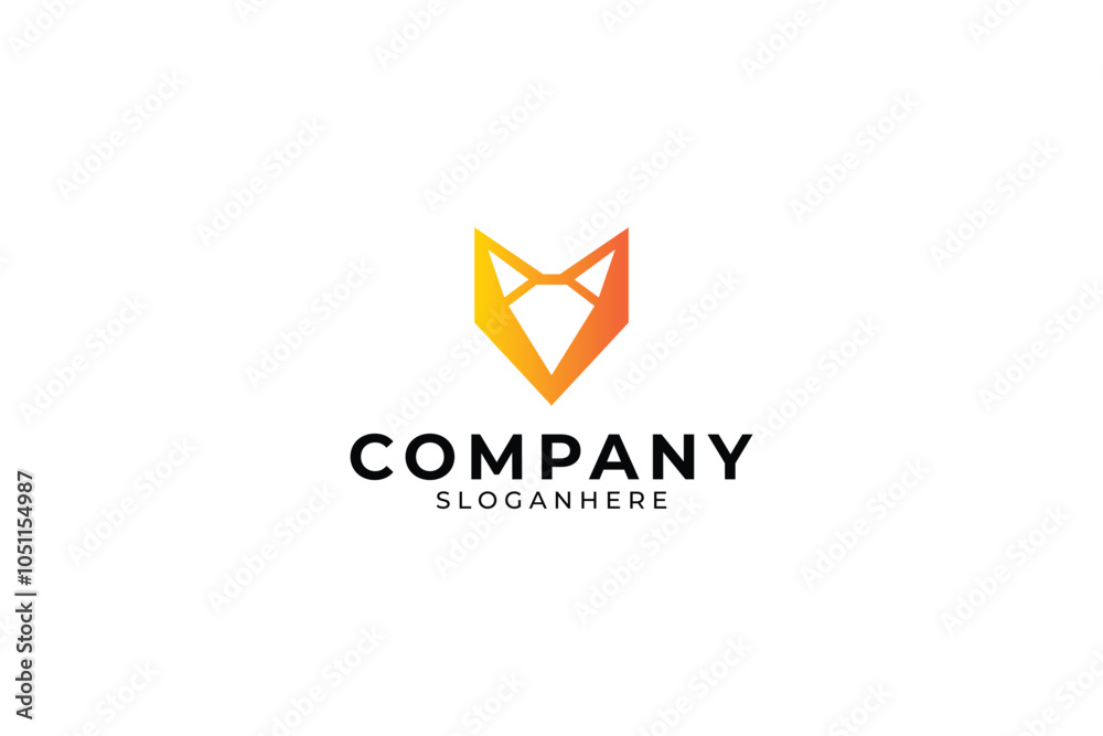 Naklejka premium Fox Logo