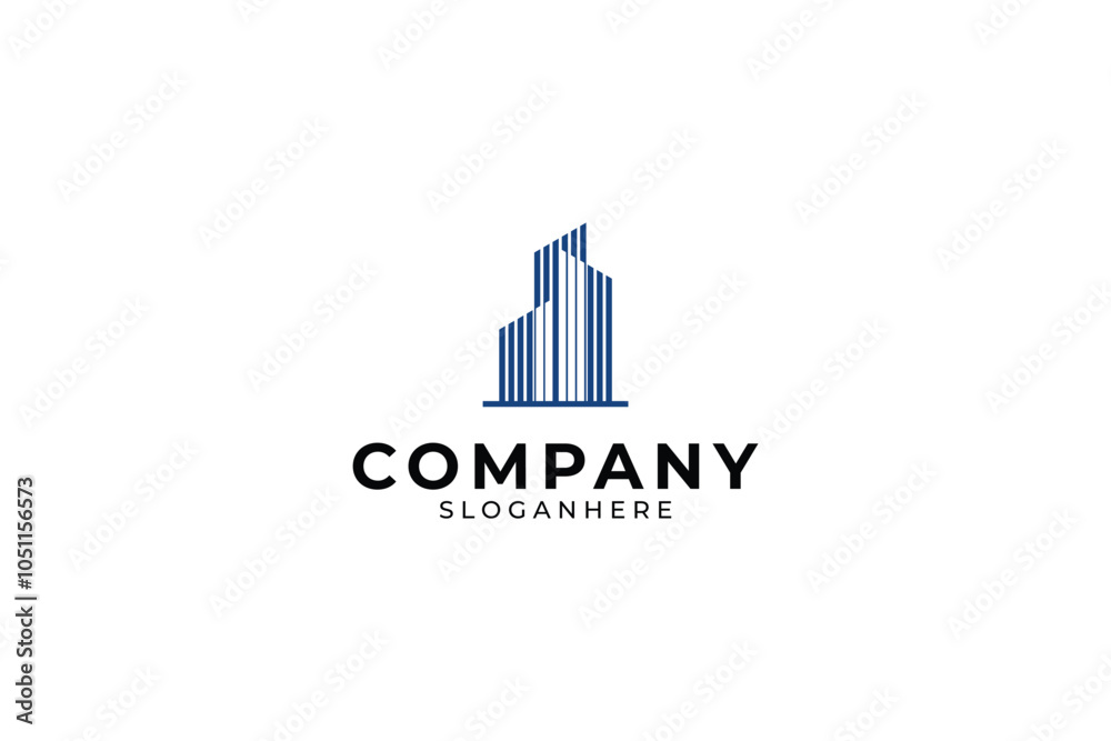 Fototapeta premium Building Tower Logo