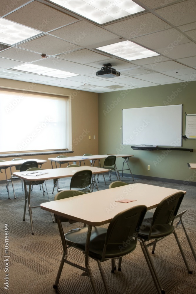 A math tutoring center with small groups of students. Tutors work closely to help them understand difficult concepts