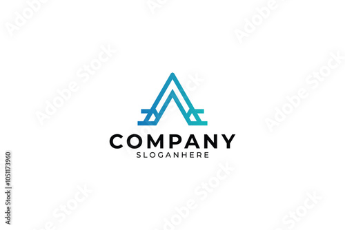 Free Download Letter A Triangle Logo - GFXLoad