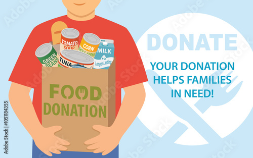 Food Drive Donation Bag