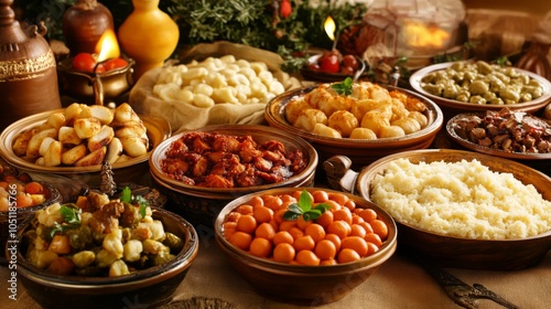 Seasonal Eastern Food Traditions in Elegant Presentation