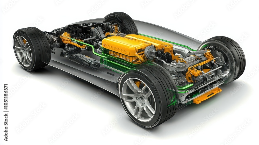 Cutaway View of Magnet Powered Vehicle Undercarriage Cutaway View of Magnet Powered Vehicle Undercarriage