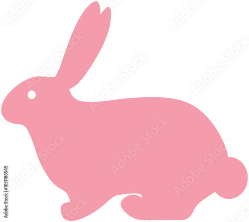 Rabbit Outline Icon Animal Vector 