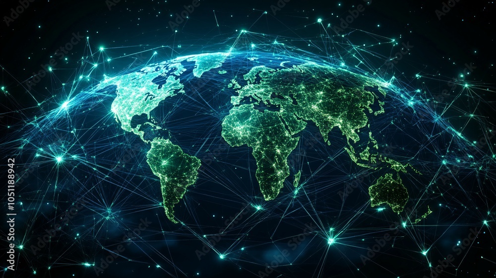 Global Network Connections: A Visualization of Interconnectivity