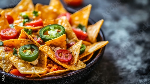 Vibrant Nachos Perfect for Casual Dining Experience