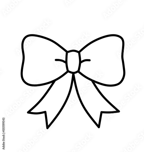 bow with ribbon