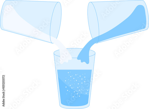 water and salt solution