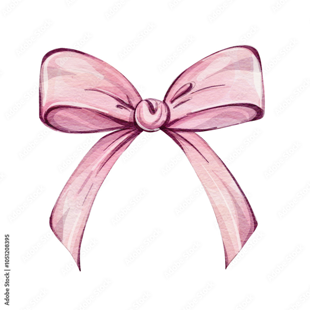 Beautiful Pink Ribbon Bow. Perfect for Gifts, Crafts, Parties, and Decorations, girl 