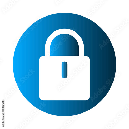 Padlock icon template