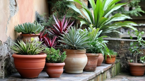 Pretty greenery for pots