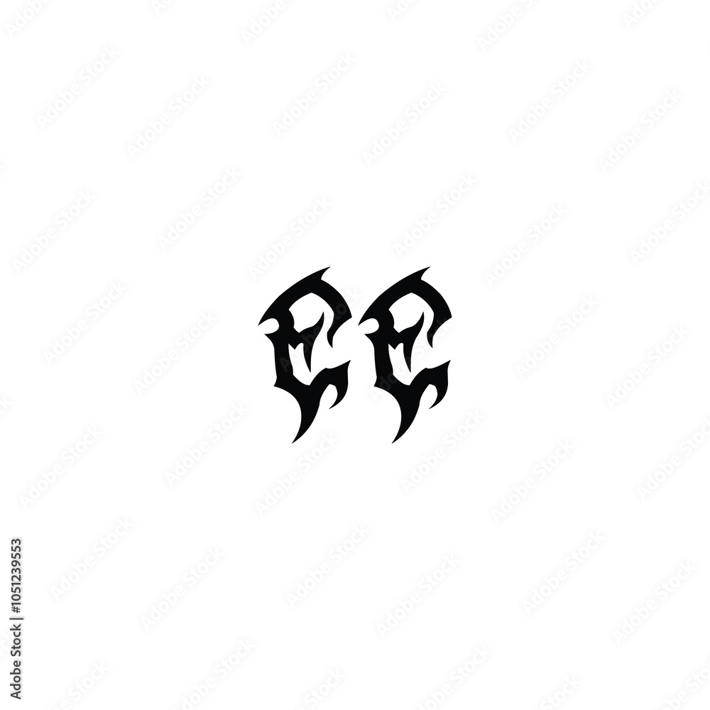 EE monogram logo design letter text name symbol monochrome logotype alphabet character simple logo EE monogram logo design letter text name symbol monochrome logotype alphabet character simple logo