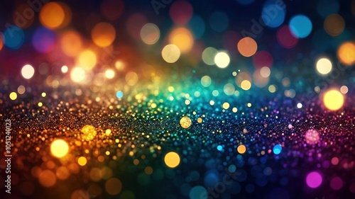 Abstract Bokeh Barrier, Blurred Dots, Soft Focus,  Light,  Background