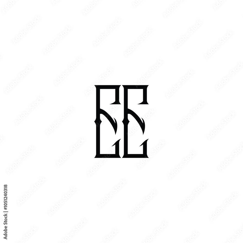 EE monogram logo design letter text name symbol monochrome logotype alphabet character simple logo EE monogram logo design letter text name symbol monochrome logotype alphabet character simple logo