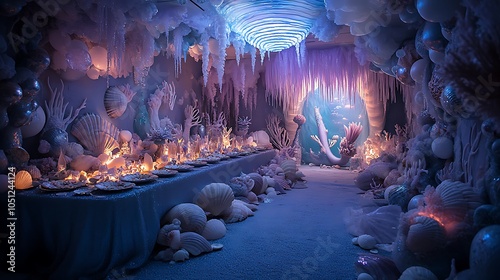 Enchanting underwater fantasy a dreamy decorative wonderland