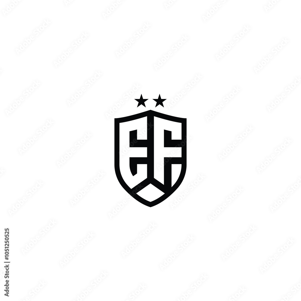 EF monogram logo design letter text name symbol monochrome logotype alphabet character simple logo EF monogram logo design letter text name symbol monochrome logotype alphabet character simple logo