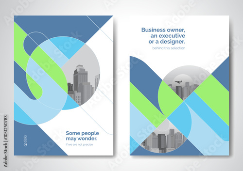 Template vector design for Brochure, AnnualReport, Magazine, Poster, Corporate Presentation, Portfolio, Flyer, infographic, layout modern with color size A4, Front and back, Easy to use.