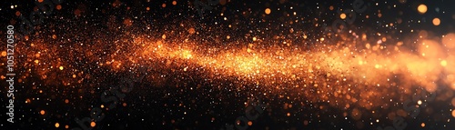 A stunning abstract background featuring a vibrant golden sparkle, ideal for creative projects and visual inspiration.