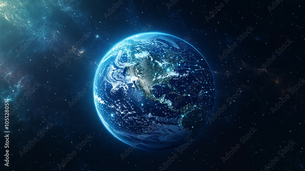Earth's Digital Network in Cosmic Space Earth's Digital Network in Cosmic Space