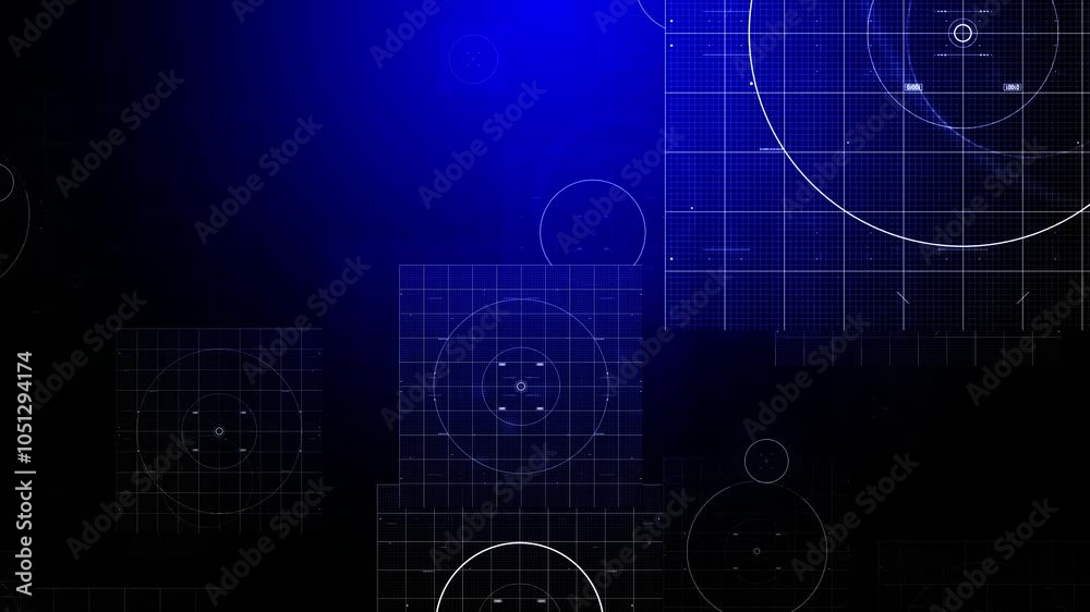 Technology Blue Background Loop Technology Blue Background Loop