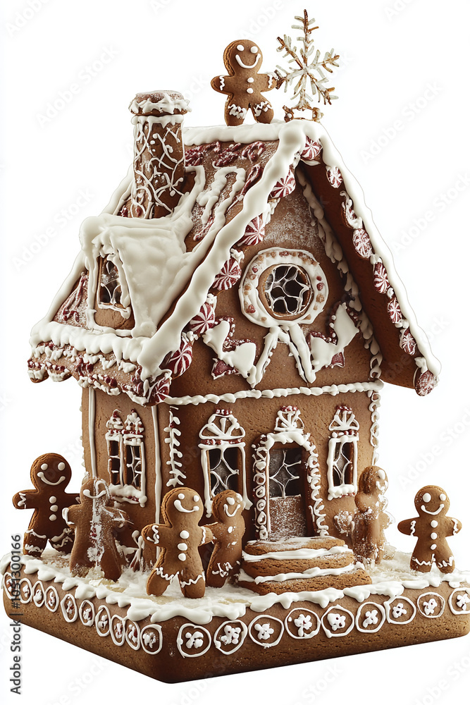 Christmas gingerbread house with christmas tree and gift boxs fantasy fairy tale world background Christmas gingerbread house with christmas tree and gift boxs fantasy fairy tale world background