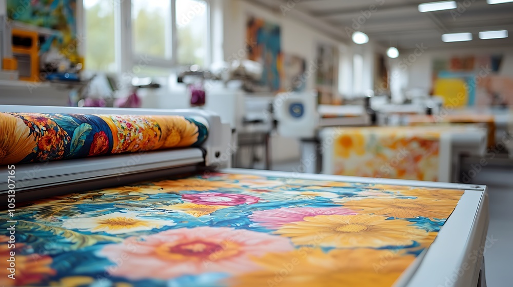 Using heat sublimation, printing transfers designs from paper to cloth Using heat sublimation, printing transfers designs from paper to cloth