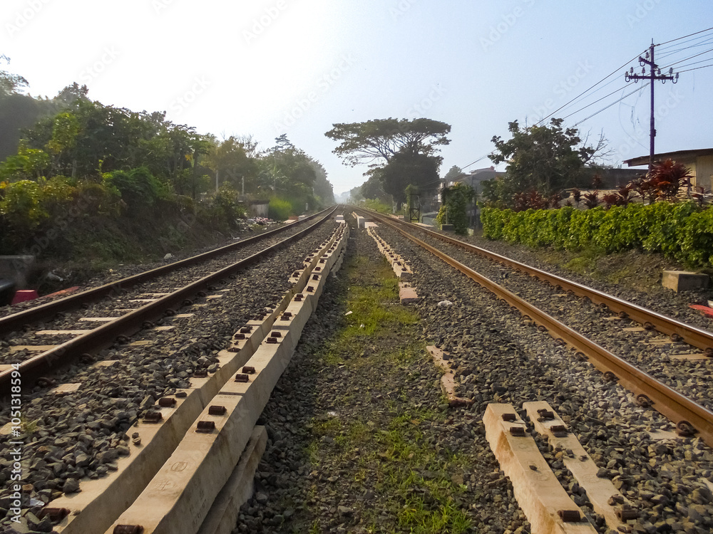 railroad tracks railroad tracks