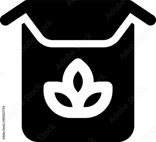 UI cereals Vector Icon Illustration. Glyph Style