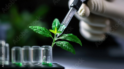 genetically engineered plant is generated from the plant cell containing the added DNA photo