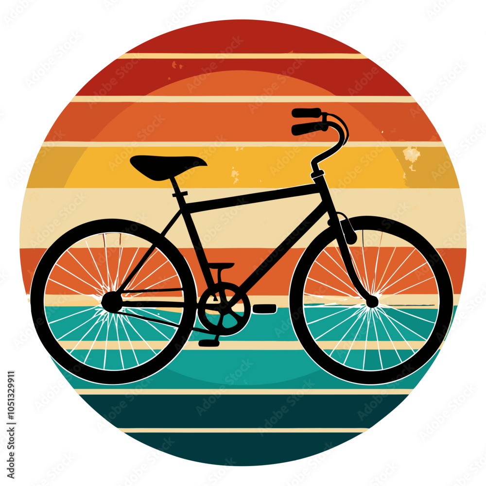 Fototapeta premium bicycle on the road