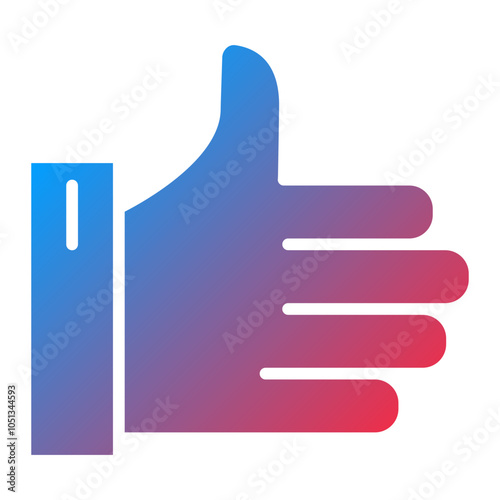 Okay Hand Sign Icon Style