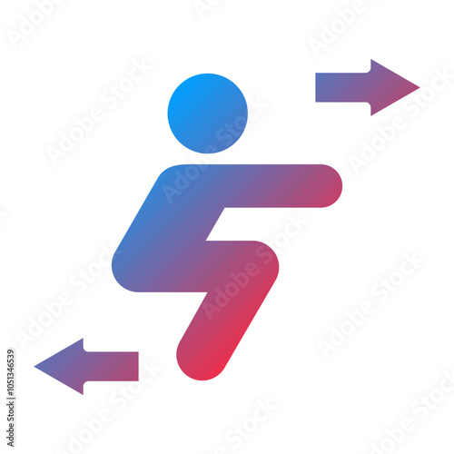 Squat Icon Style