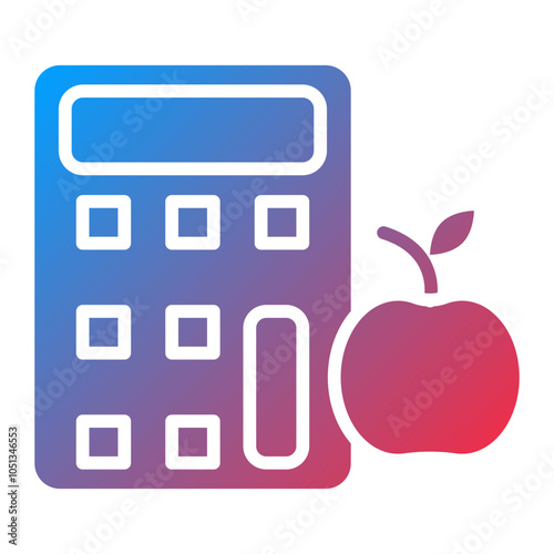Calorie Calculator Icon Style