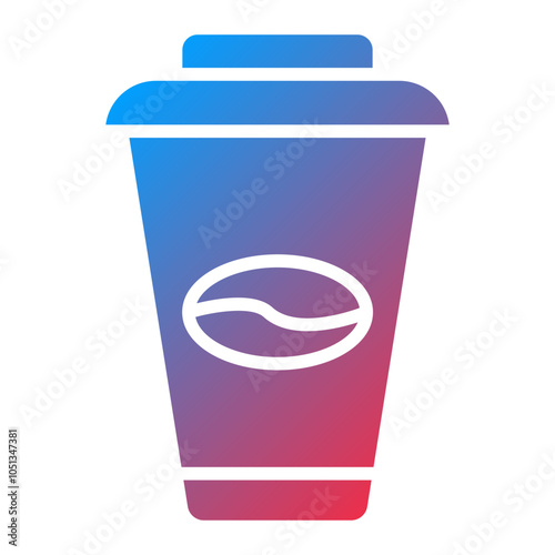 Coffee Cups Icon Style