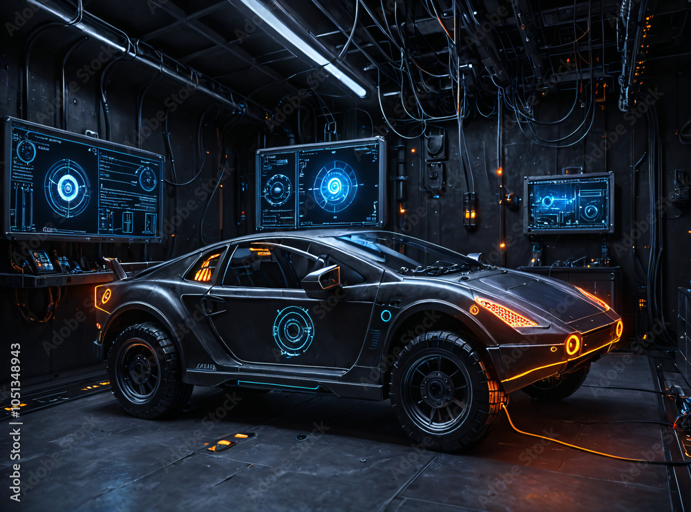 Obraz premium futuristic car