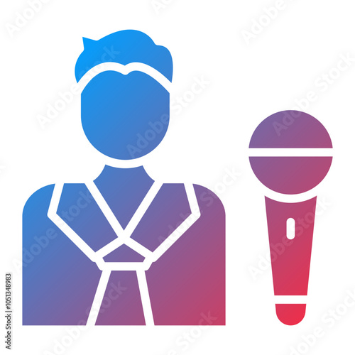 Host Male Icon Style