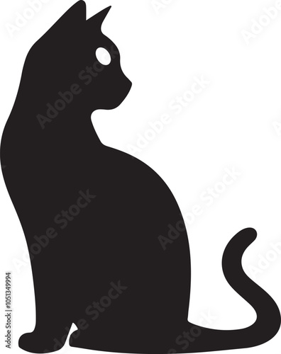 Cat Silhouette Designs, Elegant Cat Art & Silhouettes for Every Occasion