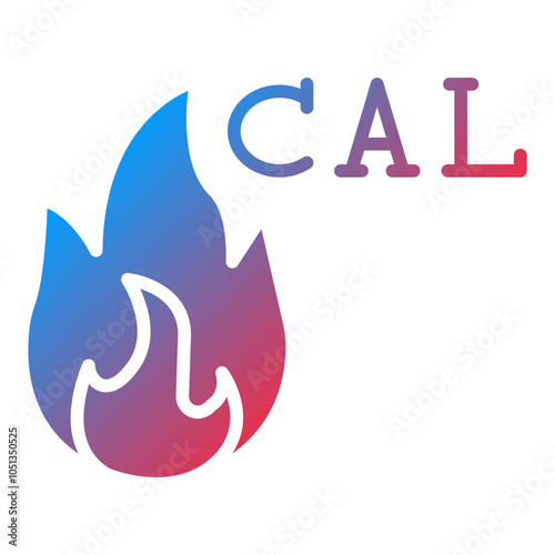 Burning Calories Icon Style